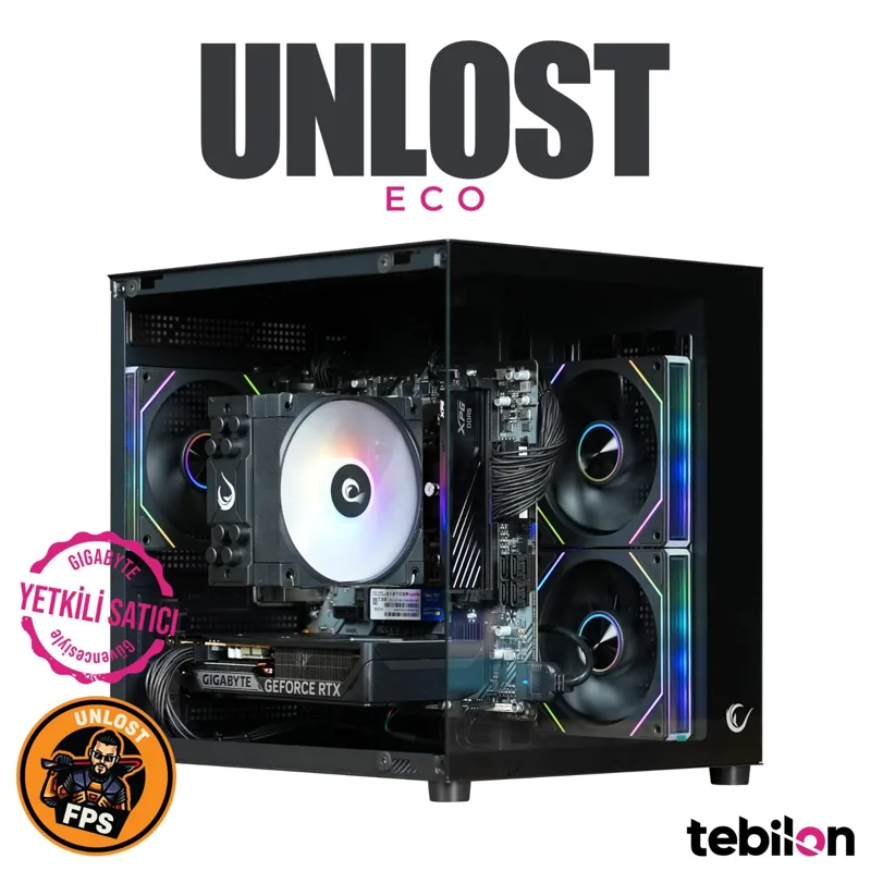 UNLOST ECO-AMD 7500F-GIGABYTE GeForce RTX 5060 WINDFORCE OC 8G-GIGABYTE A620M-16GB-500GB SDD-OEM PAKET