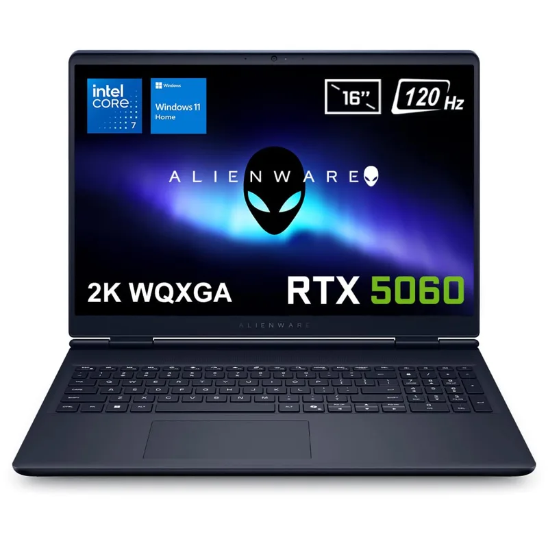 Dell Alienware 16 Aurora Intel Core 7-240H GeForce RTX 5060 8GB 16GB DDR5 1TB SSD 16 inç 2K WQXGA 120Hz WVA W11 Home Gaming Laptop (AC16250-C716156W) – 2 Yıl Yerinde Servis Garantisi