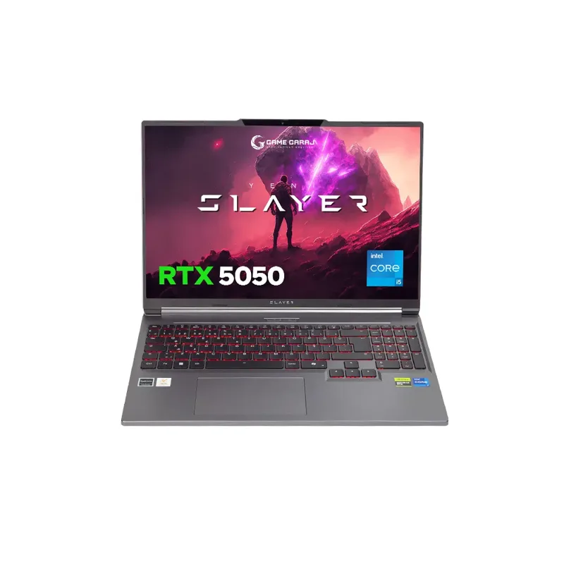 Game Garaj Slayer X5T-5050 C6 Intel Core i5 13500HX RTX5050 32GB RAM 1TB SSD 16'' WUXGA 165Hz FreeDos Oyuncu Laptop