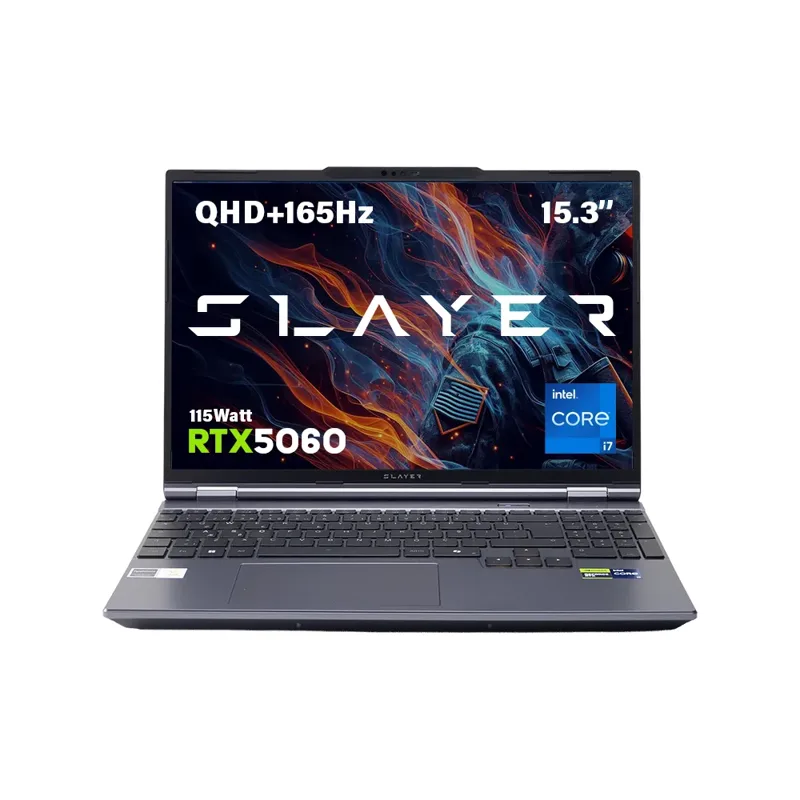 Game Garaj Slayer X7T2-5060 C4 Intel Core i7 14650HX RTX5060 32GB RAM 1TB SSD 15.3'' QHD+ 165Hz FreeDos Oyuncu Laptop