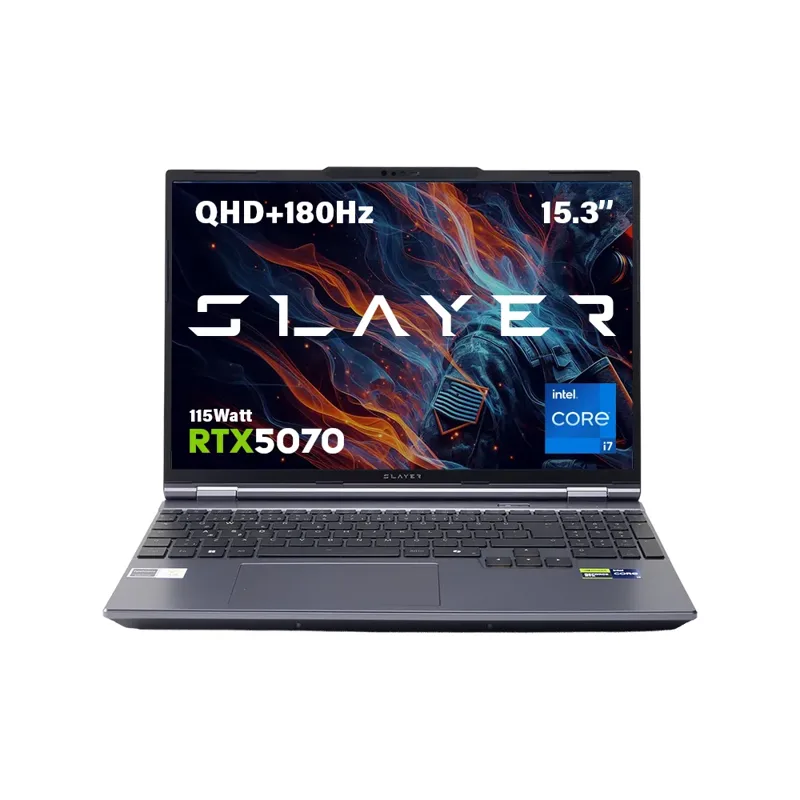 Game Garaj Slayer X7T2-5070 Intel Core i7 14650HX RTX5070 15.3" 180Hz QHD+ FreeDos Oyuncu Laptop