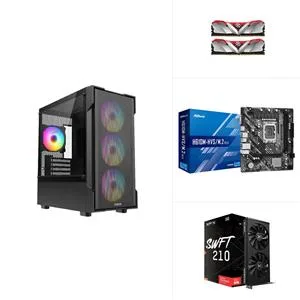 INTEL I5 14400F - RX 7600 - H610M - 500GB SSD - 16GB RAM