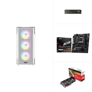 AMD R5 7500F - RX 7600 - A620M - 500GB SSD - 16GB RAM
