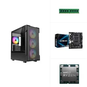 AMD R7 5700G - A520M - 500GB SSD - 16GB RAM
