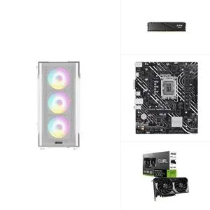 INTEL I5 12400F - RTX 5060 TI - H610M - 500GB SSD - 16GB RAM