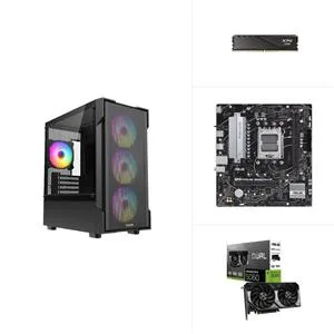 AMD R5 7500F - RTX 5060 OC - B650M - 500GB SSD - 16GB RAM