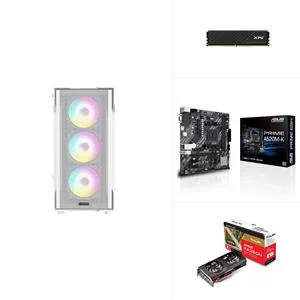 AMD R5 5600 - RX 7600 - A520M - 500GB SSD - 16GB RAM