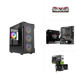 AMD R5 5500 - RTX 5060 - A520M - 1TB SSD - 16GB RAM