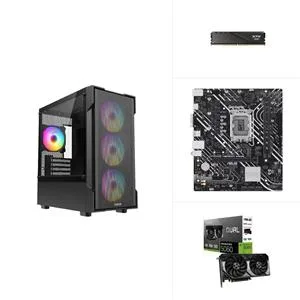 INTEL I5 14400F - RTX 5060 - H610M - 500GB SSD - 16GB RAM