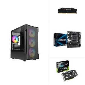 AMD R7 5700 - RTX 3050 OC 6GB - A520M - 500GB SSD - 16GB RAM