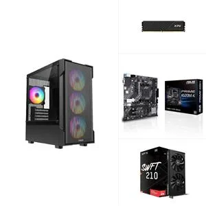 AMD R5 5500 - RX 7600 - A520M - 1TB SSD - 16GB RAM
