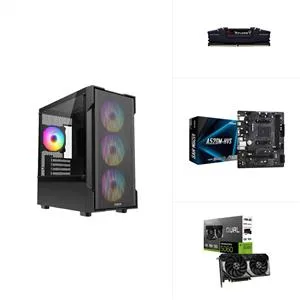 AMD R7 5700 - RTX 5060 - A520M - 1TB M.2 SSD - 16GB RAM