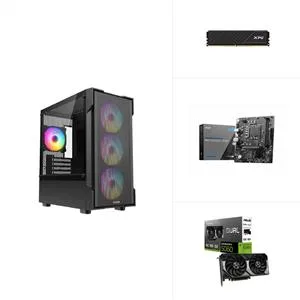 INTEL I5 12400F - RTX 5060 - H610M - 500GB M.2 SSD - 16GB RAM