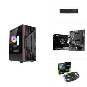 AMD R5 5600 - RTX 3050 - A520M - 512GB SSD - 16GB RAM
