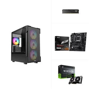 AMD R5 7500X3D - RTX 5060 TI 16GB - A620AM - 512GB SSD - 16GB RAM
