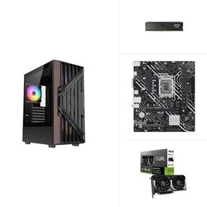 INTEL I5 14400F - RTX 5060 - H610M - 1TB M.2 SSD - 16GB RAM