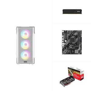 AMD R5 5500 - RX 7600 - A520M - 500GB SSD - 16GB RAM