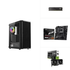 AMD R5 7600 - RTX 5060 - A620M - 500GB SSD - 16GB RAM