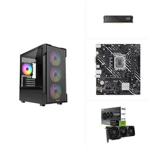 INTEL I5 14600KF - RTX 5060 TI OC - H610M - 500GB SSD - 16GB RAM