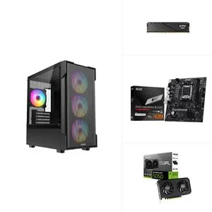 AMD R5 7500F - RTX 5050 OC 8GB - A620AM - 500GB SSD - 16GB RAM