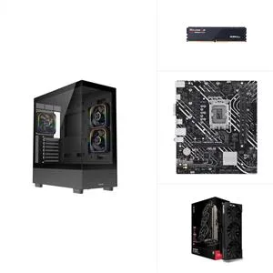 INTEL I5 14400F - RT 9070 XT - H610M - 500GB SSD - 16GB RAM