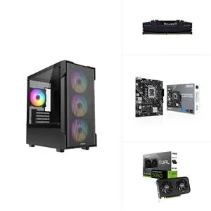 INTEL I5 12400F - RTX 5050 - H610M - 1TB SSD - 16GB RAM