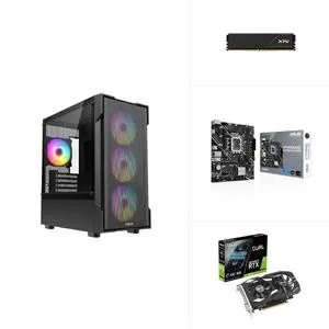 INTEL I5 12400F - RTX 3050 - H610M - 500GB SSD - 16GB RAM