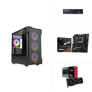 AMD R5 7500F - RX 9070 XT 16GB - A620M - 1TB SSD - 16GB RAM