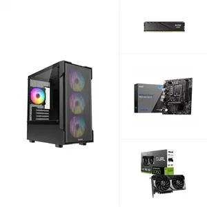 INTEL I5 14600KF - RTX 5060 OC 8GB - PRO H610M-E - 500GB SSD - 16GB RAM