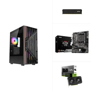 AMD R7 5700X - RTX 5050 - A520M - 512GB SSD - 16GB RAM