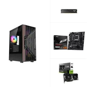 AMD R5 9500F - RTX 5060 - A620AM - 512GB SSD - 16GB RAM