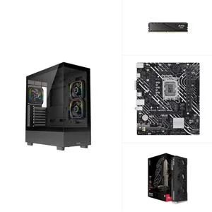 INTEL I7 12700KF - RX 9070 - H610M - 512GB SSD - 16GB RAM