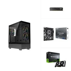 INTEL U7 265F - RTX 5060 TI 16GB - H810M - 512GB SSD - 16GB RAM