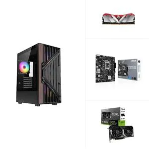 INTEL I5 12400F - RTX 5060 TI - H610M - 1TB SSD - 16GB RAM