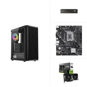 INTEL I5 12400F - RTX 5060 - H610M-K - 1TB SSD - 16GB RAM