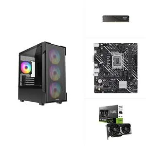 INTEL I5 14400F - RTX 5060 - H610M - 480GB SSD - 16GB RAM