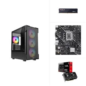 INTEL I5 14600KF - RX 9060 XT - H610M-K - 1TB SSD - 16GB RAM