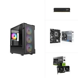 INTEL I5 14600KF - RTX 5060 - H610M - 500GB M.2 SSD - 16GB RAM