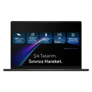 Asus ExpertBook A7 3.Nesil Core 7 350-16Gb-512Gb Ssd-14inc-W11