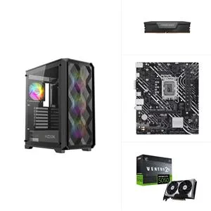 INTEL I5 14400F - RTX 5050 - H610M - 500GB SSD - 16GB RAM