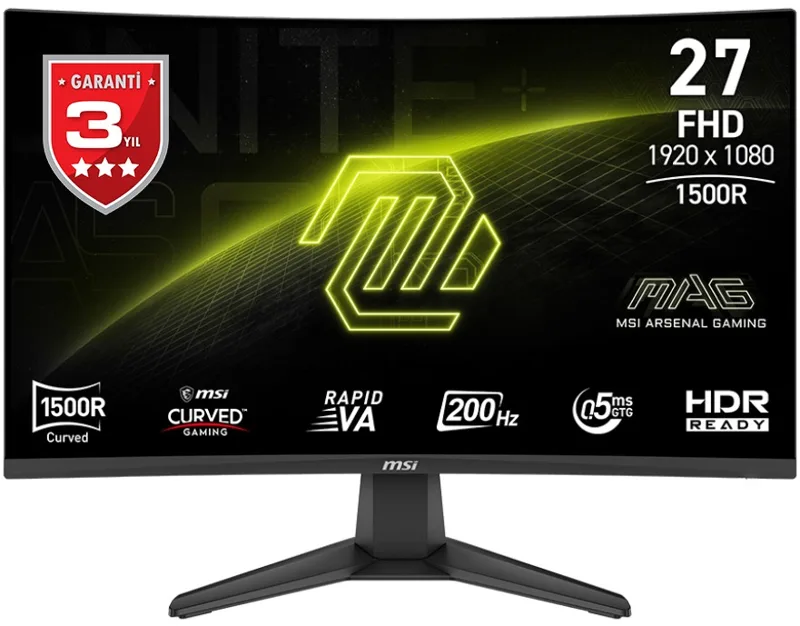 MSI MAG 276CF E20 monitör