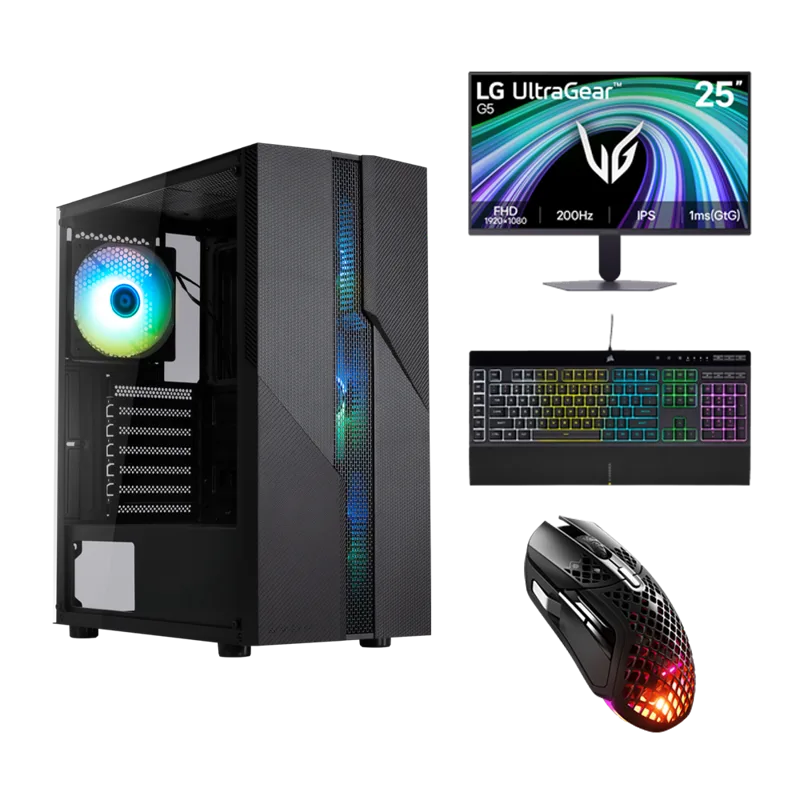 SET-5060 V2/ INTEL Core Ultra 5 225F / ASUS GeForce RTX 5060 8GB/ 16GB DDR5 / 500GB NVME M.2 SSD / OEM PAKET