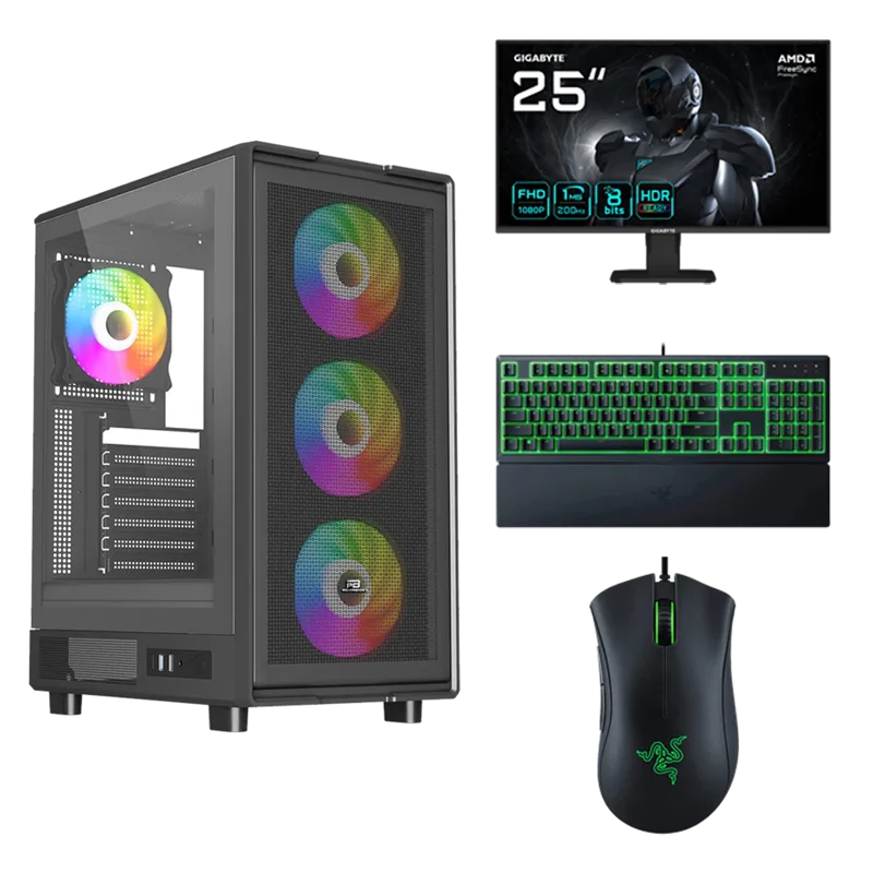SET-5050 /AMD Ryzen 5 5600 / ASUS GeForce RTX 5050 8GB / 16GB DDR4 / 500GB NVME M.2 SSD / OEM PAKET