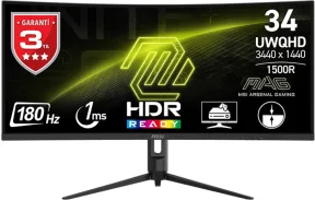 MSI MAG 342CQR E2 monitör