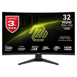 MSI MAG 321CQF E18 monitör